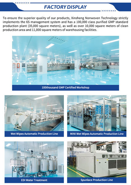 Xinsheng Nonwovens Technology Ltd. linia produkcyjna producenta